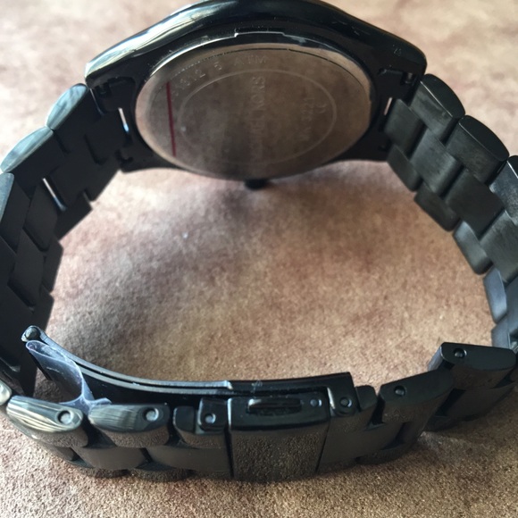 MICHAEL KORS LOVED AUTHENTIC BLACK & GOLD STAINLESS STEEL SLIM DESIGN WATCH - Picture 9 of 16